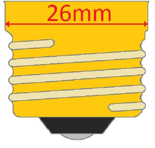 Cec Industries #15A-19 12V (Frosted) Bulbs, 12 V, 15 W, E26 Base, A-19 Shape (Box Of 6)