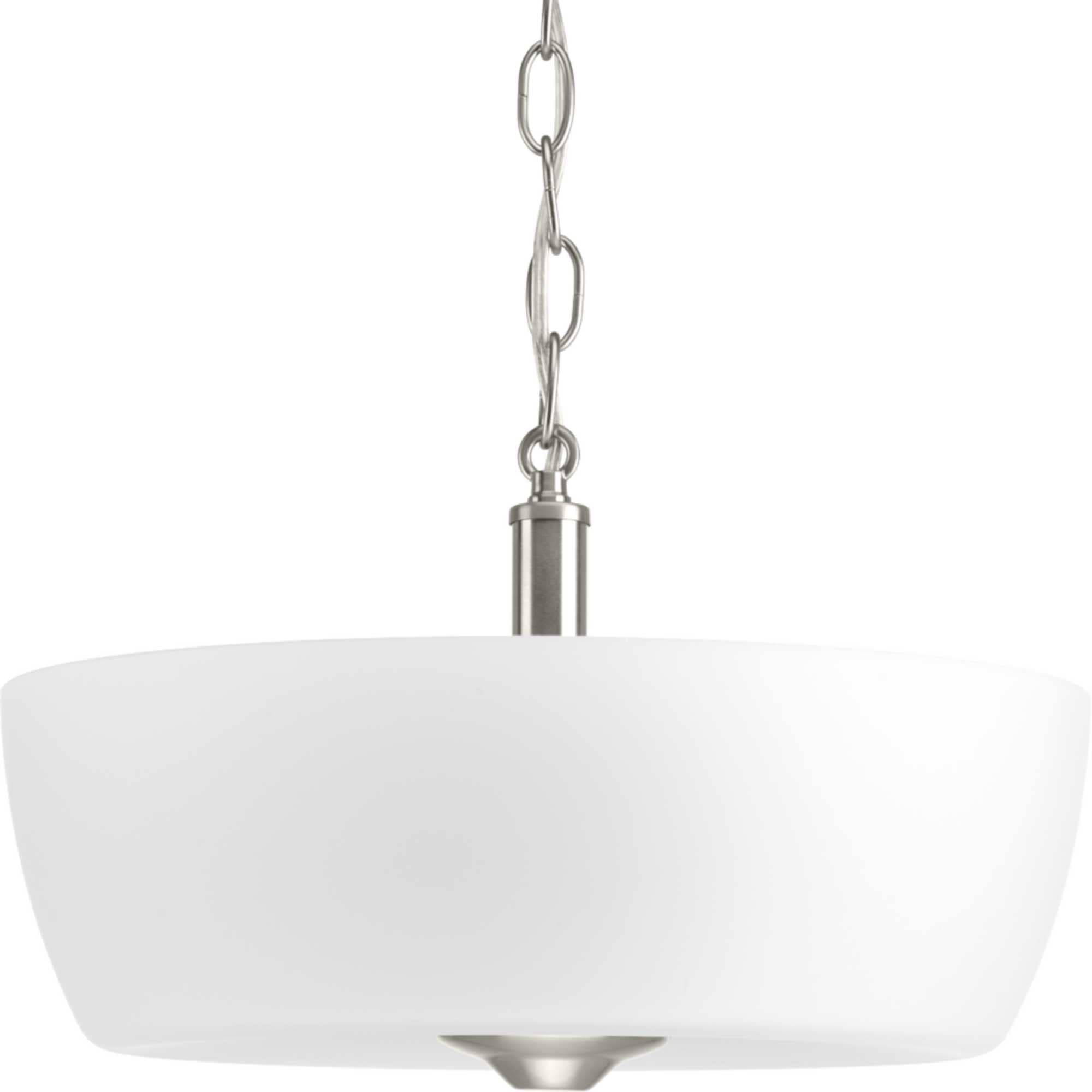 Progress Lighting P350060-009 Leap Close-To-Ceiling, Nickel