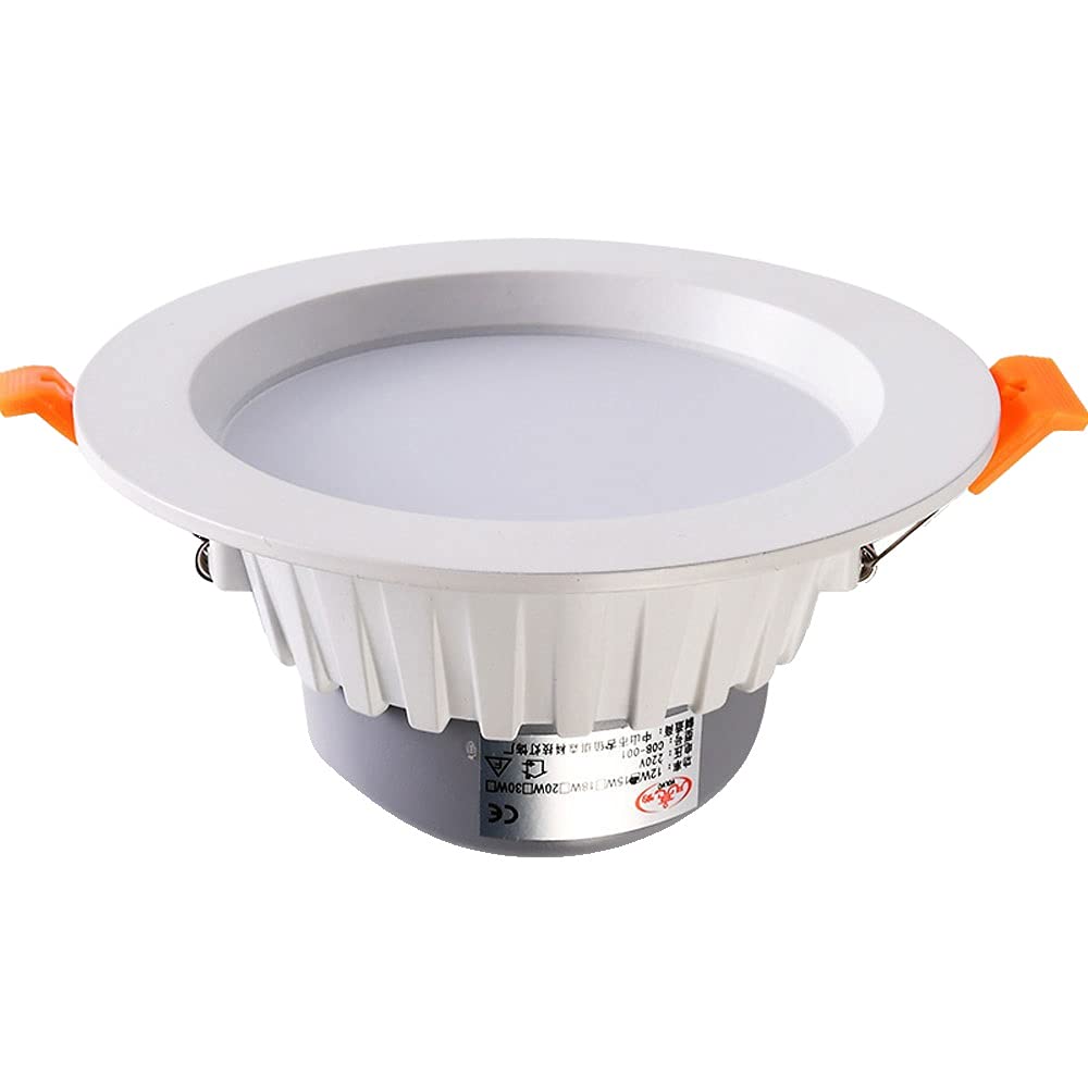 OZZKI Recessed 5W/7W Recessed Led Anti-Glare Downlights AC110-240V Metal Aluminum Round Spotlights Commercial Household Clothing