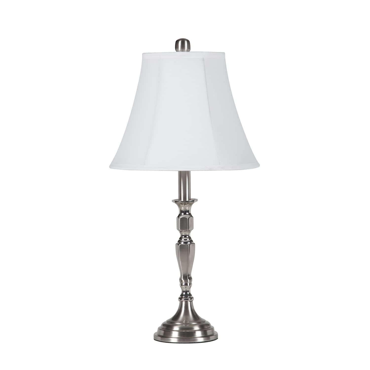 24.5'' In Serge Satin Nickel Metal Table Lamp