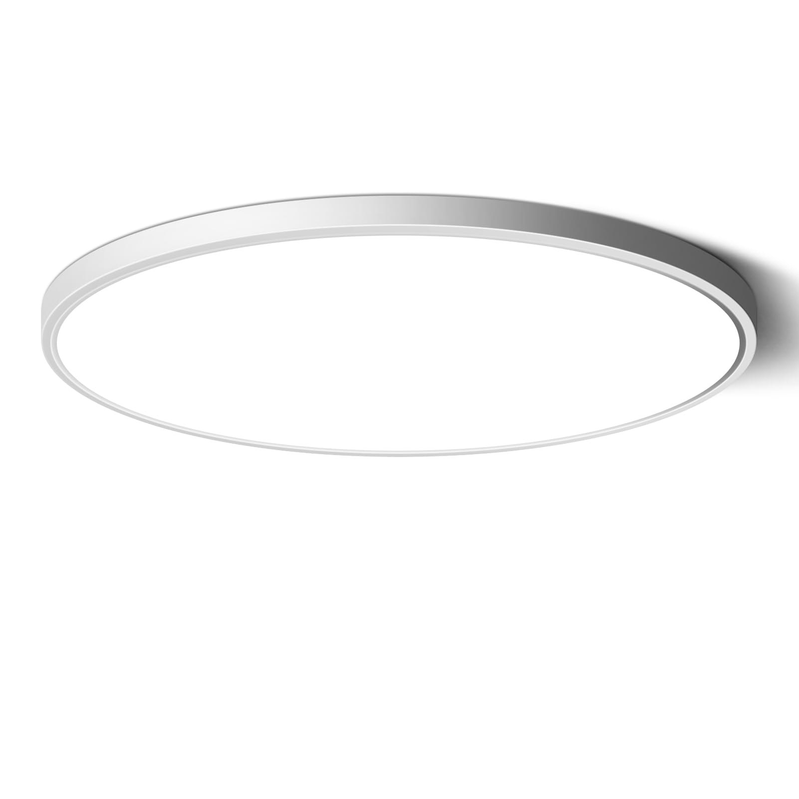 15.7inch 32W LED Flush Mount Ceiling Light  5000K LED Ceiling Light  3800LM  Super Bright Round Flat Modern Lighting Fixture for Bedroom  Living Room  Dining Room