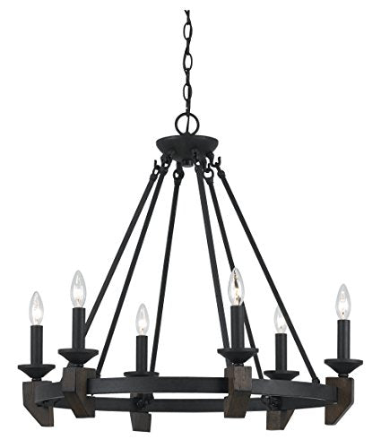 Cal Lighting Calfx-3517/6 Traditional Six Chandelier Lighting Accessories