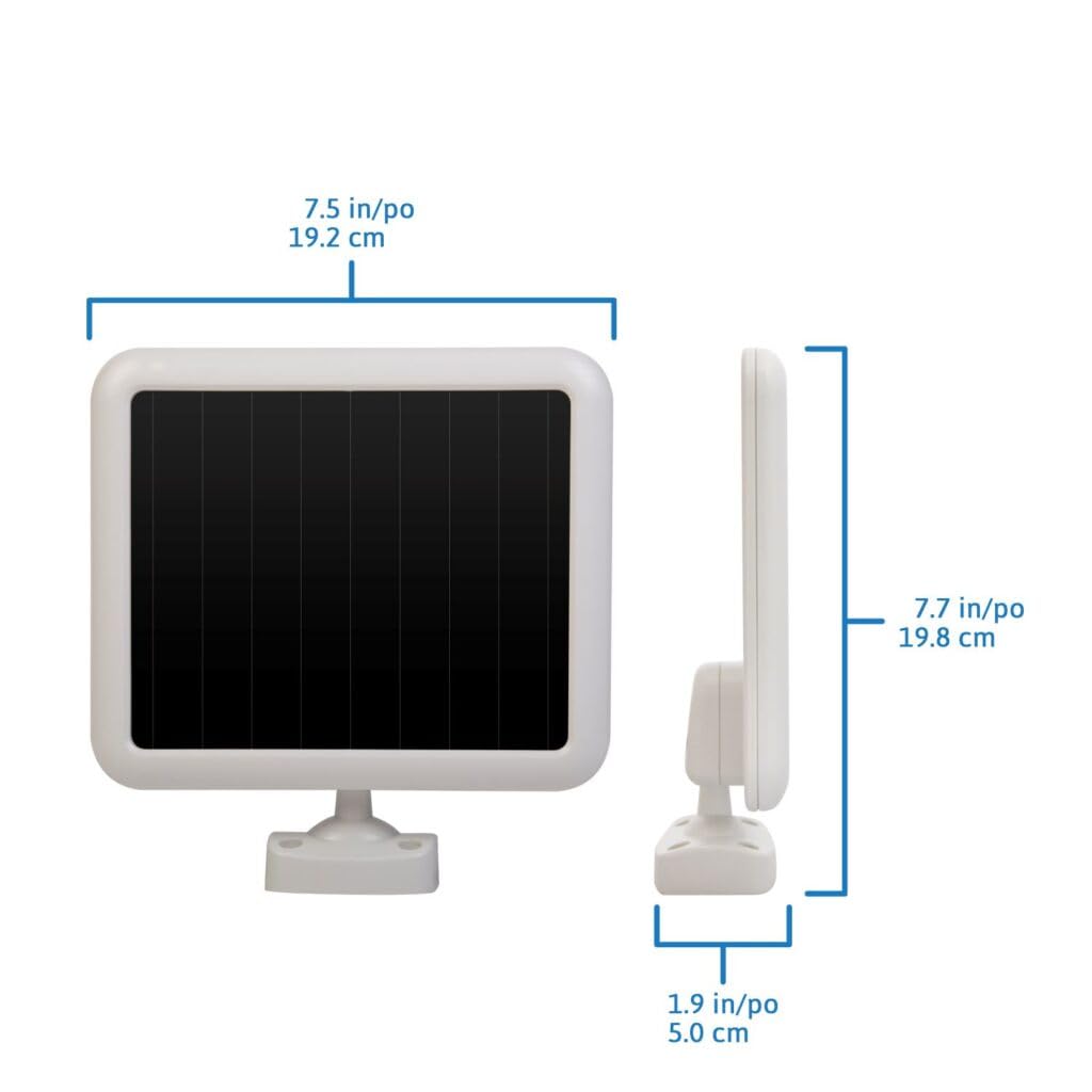 Sunforce 82153 150-LED Solar Motion Light - 1000 Lumen, 30ft Detection, Weather Resistant, White
