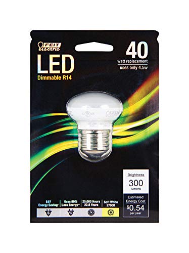 FEIT Electric R14 E26 (Medium) LED Bulb Soft White 40 Watt Equivalence 1 pk