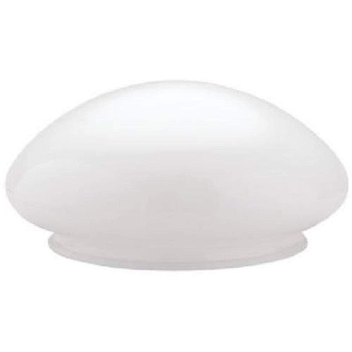 Westinghouse 6in Mushroom Ceiling Shade, Glass, 1 Pack, White, Model 85613