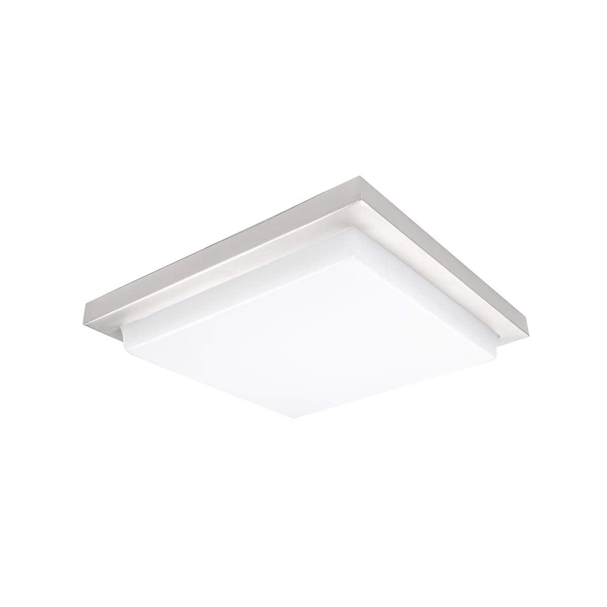 WAC Lighting, Metro 12in LED Energy Star Square Flush Mount 3000K in Chrome