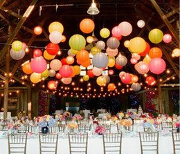 Charmed Paper Lanterns Set of 8 - 8-Inch Multicolor Rice Paper Hanging Decorations for Home Decor and Parties