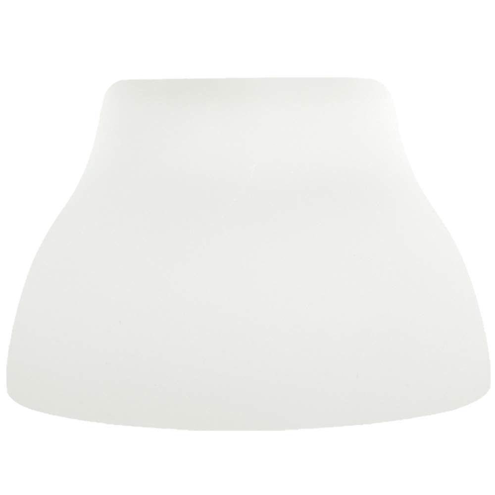 Jesco Lighting QASA103WH Glass Shade for Quick Adapt Spot Light, 2.75in Diameter, 1.75in Height, White Finish