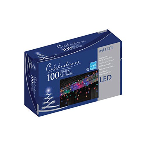 ACE TRADING - WEC Celebrations LED Mini Traditional Light Set Multicolored 6 ft. 100 Lights