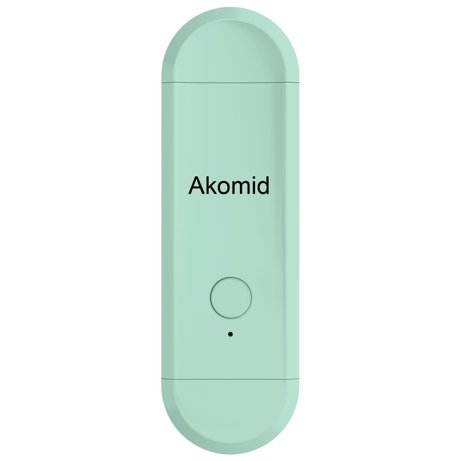 Akomid USB Rechargeable Amber Reading Light - 8 LED Clip-On Book Light with Stepless Dimming for Kids, Turquoise