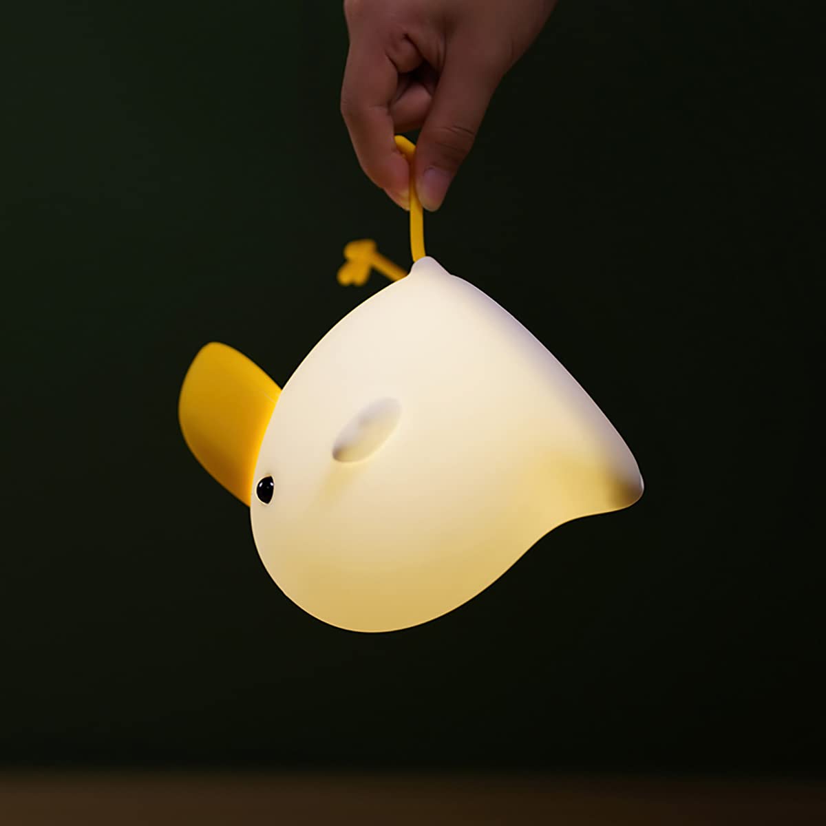 Ledholyt Kids Night Light - Cute Silicone Bird Lamp, Rechargeable, Perfect For Nursery, Bedroom, Toddler Gift