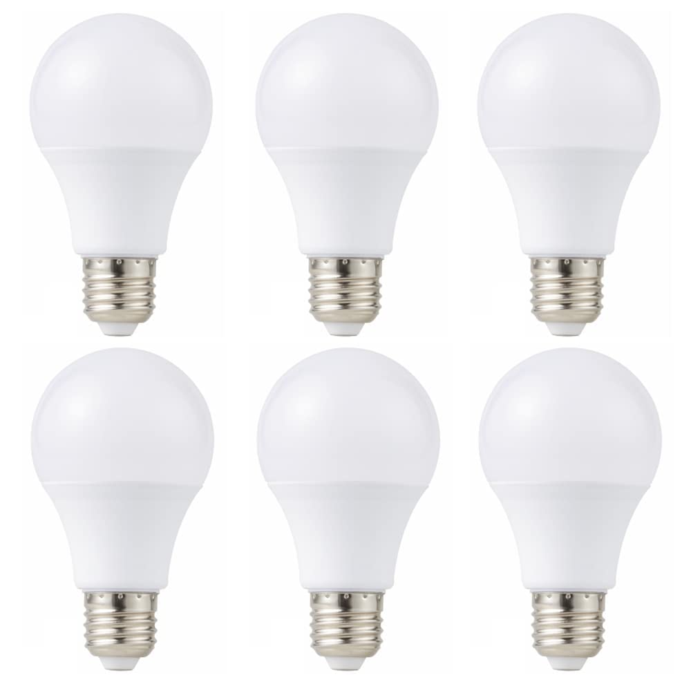KONPWAY 12V LED Light Bulbs - Neutral 7W, Pack of 6, Plastic, Model A-1