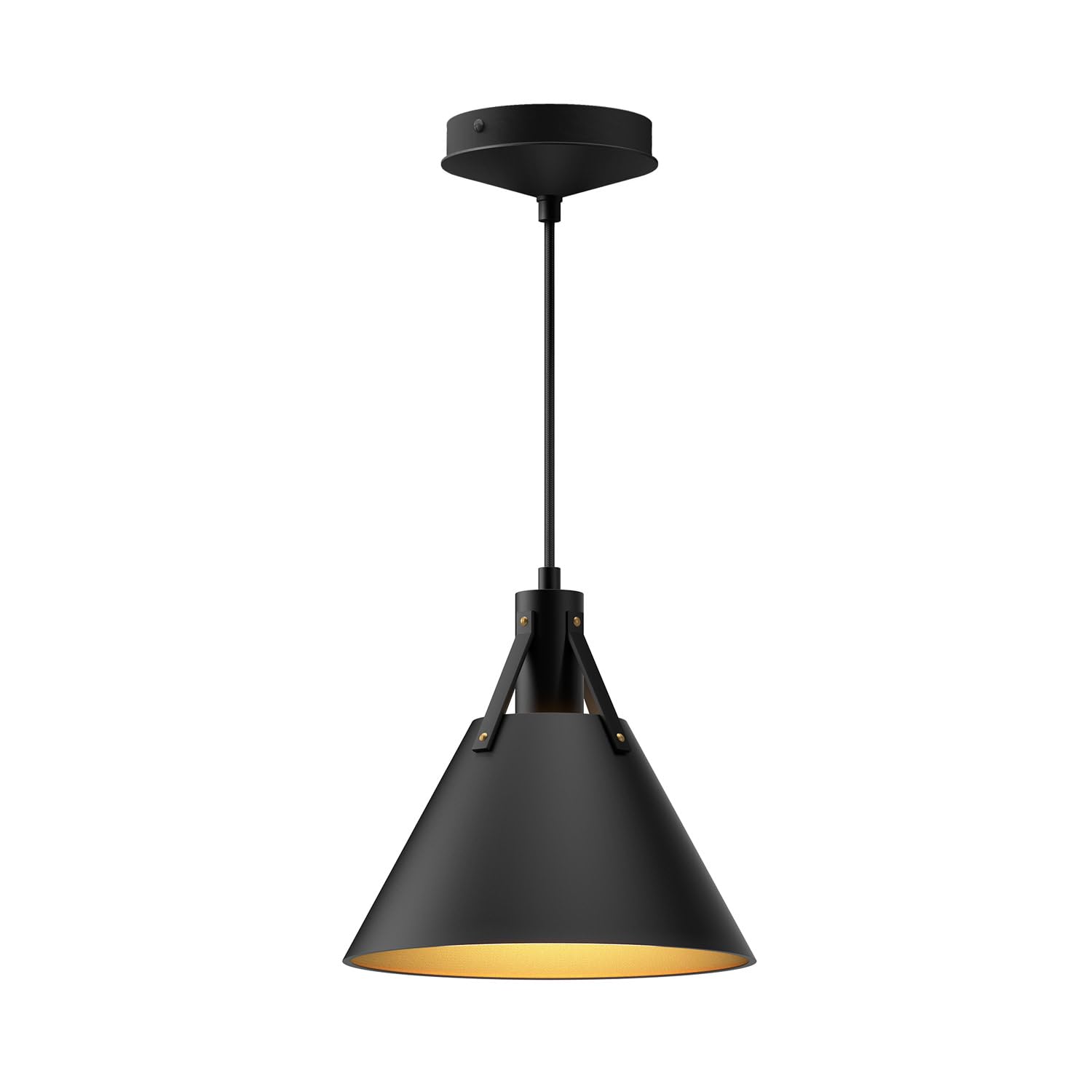 Archer - 1 Light Pendant-9.13 Inches Tall and 9.5 Inches Wide-Matte Black Finish -Traditional Installation