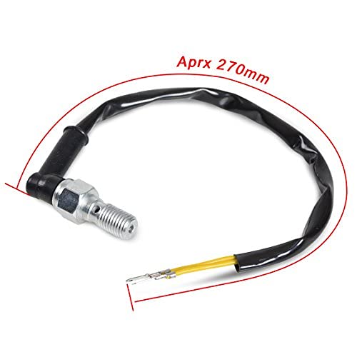 Nicecnc Universal 10Mm X 1.25 Pitch Hydraulic Brake Light Switch Banjo Bolt Compatible With Street & Off-Road Motorcycles,Aprili