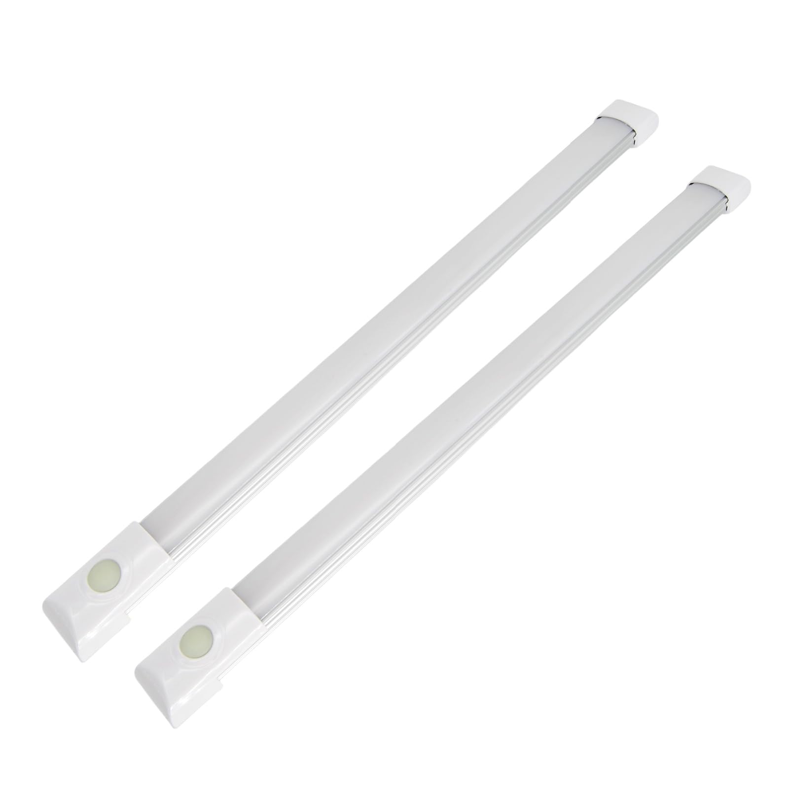 Dream Lighting 12V LED Under-Cabinet Strip Light with Switch for RV Motorhome Trailer Boat Interior Kitchen Cabin, 12'' Cool Whi