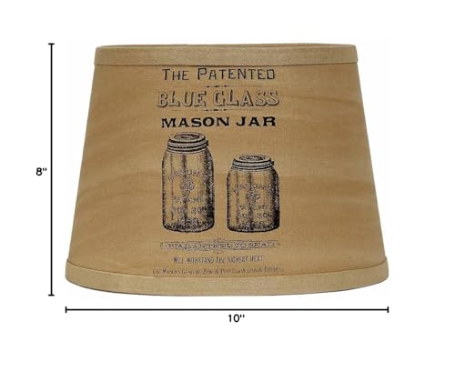 Home Collection By Raghu Blue Glass Tea Dyed Lampshade, 10