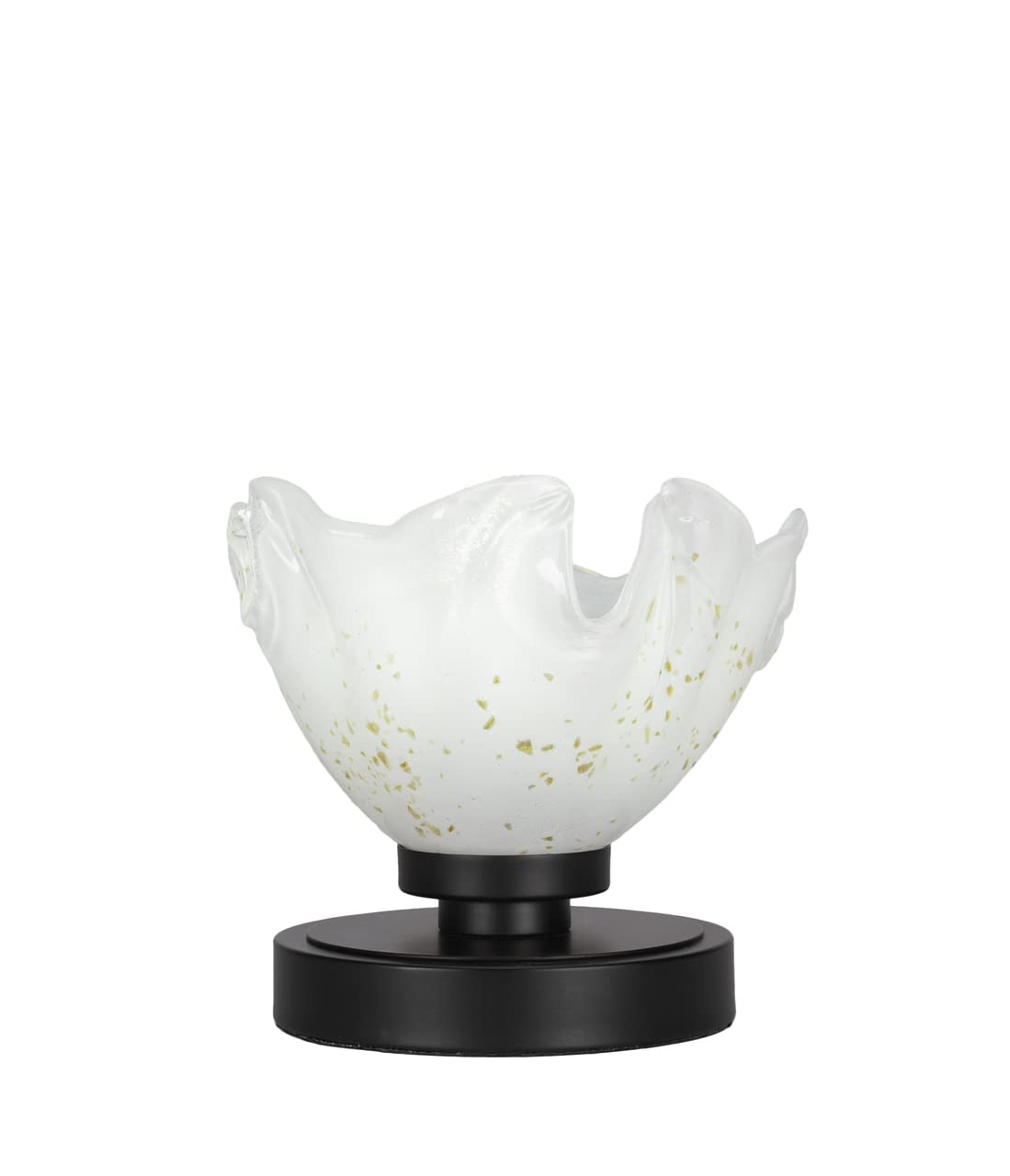 Toltec Lighting Luna 1 Light Table Lamp in Matte Black (51-MB-755)