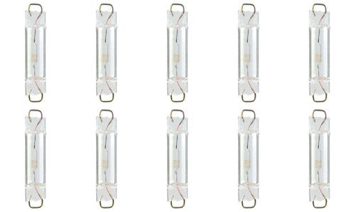 CEC Industries T-3 Bulbs, 13.5V, 9.99W, Rigid Loop Base, Box of 10
