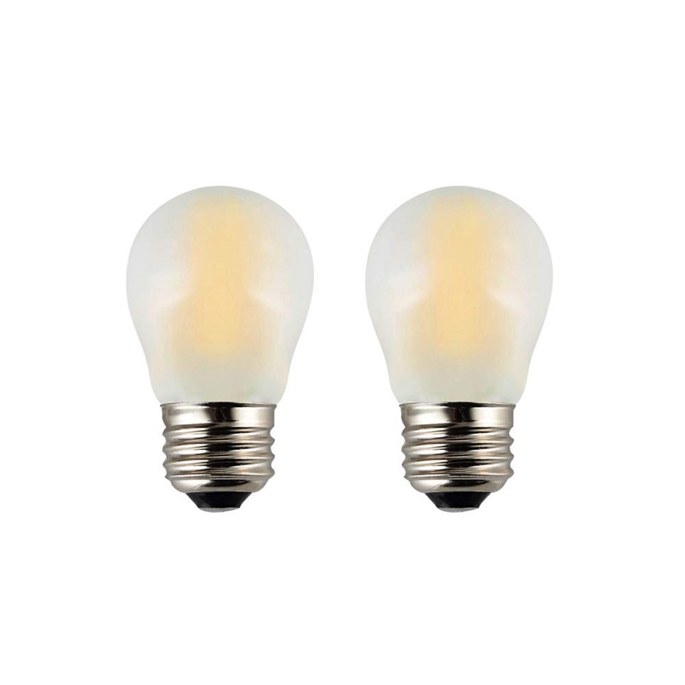 Opalray A15 Led Filament Bulb, 40W Equivalent, Dimmable, Warm White, E26 Base,