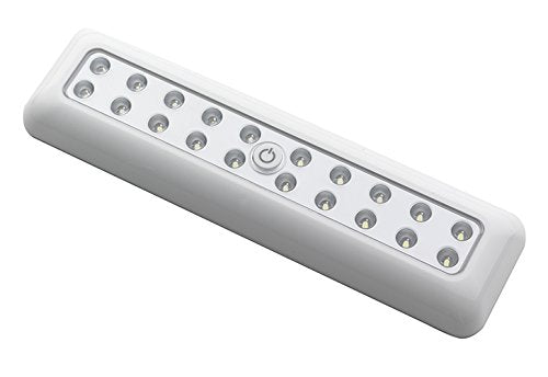LIGHT IT! by Fulcrum 20-LED Anywhere Light, White, Single Pack, Model 30017-308, Durable ABS Plastic, Versatile Indoor/Outdoor Use