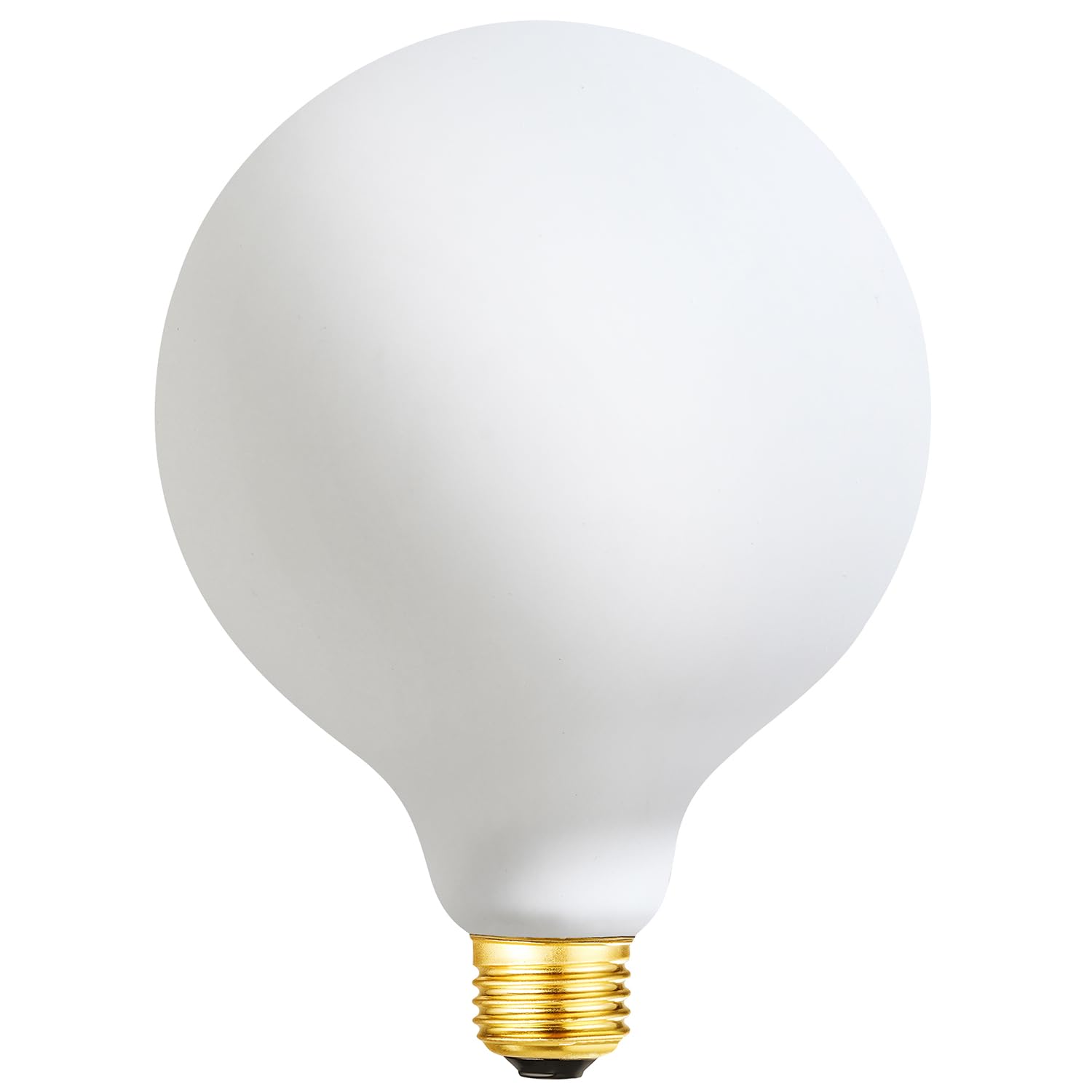 Leools Globe Light Bulbs 60 Watt Replacement For Decorative,Matt White,E26 Dimmable Warm White Large G40(G125) 6Watt(60Watt Equi