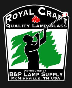 B&P Lamp Clear Glass Crimped Top Chimney for Oil Kerosene Lamps 3in x 8.5in Model 57940C