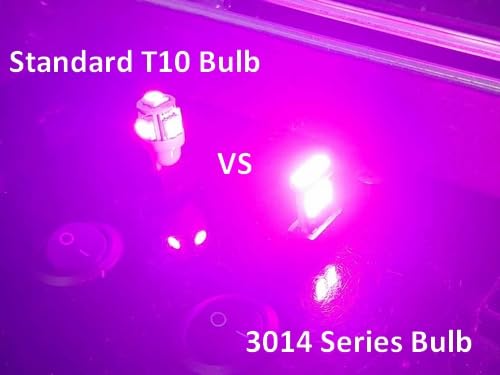 Fyre Flys Led Headlight Drl Strip Bulbs For 2013-2015 Honda Accord Super Bright Canbus Error Free 3014 Series (Pink), X7-3014-18