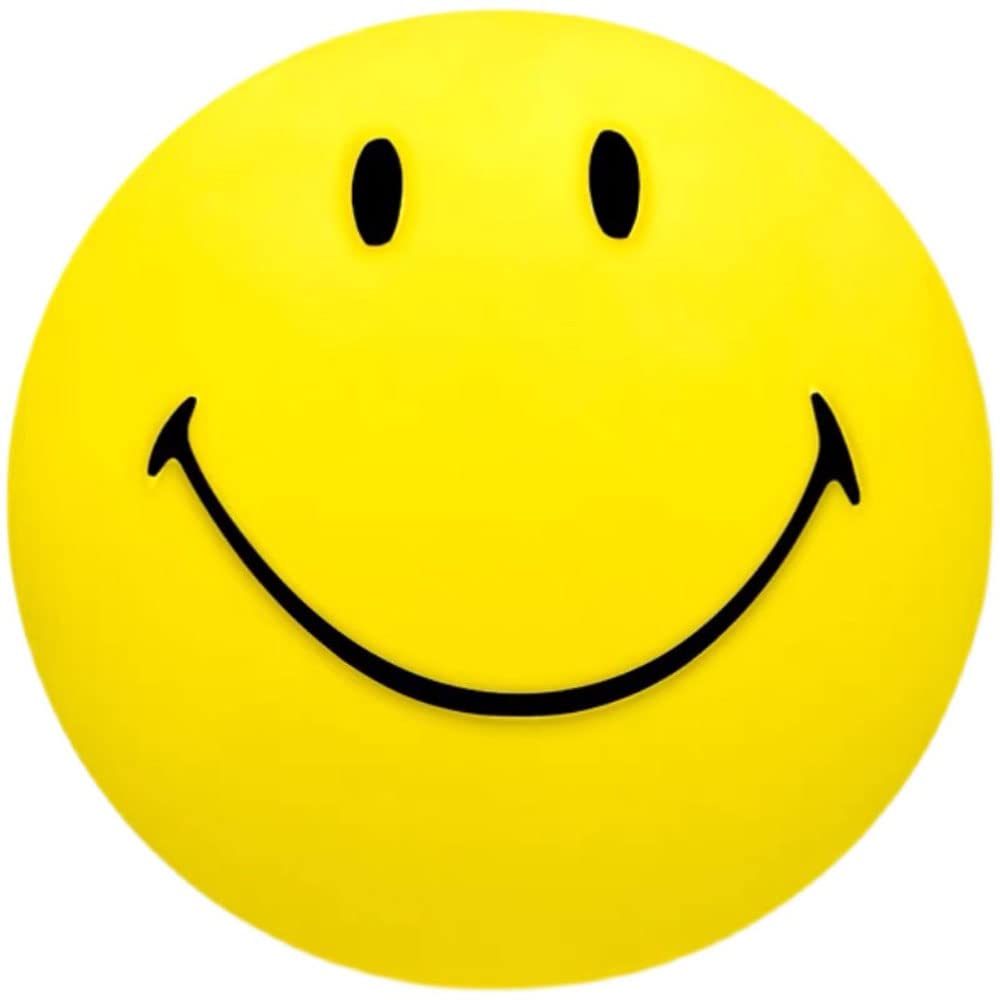 SUMESIRO Night Light for Kids Smiley Face Lamp Light Birthday Gifts for Girls Boys Plastic Nightlight Portable USB Rechargeable 