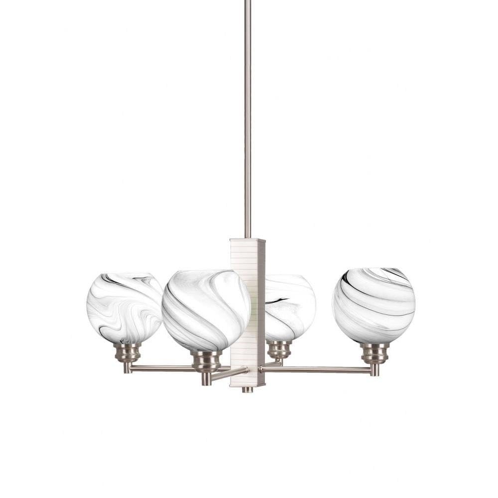 Edge 3 Light Linear Pendalier in Brushed Nickel (1153-BN-4769)