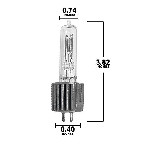 Osram Sylvania Hpl 575/120 (Ucf) (54817) 575W 120V Medium Bi Pin With Heat Sink Clear T6 Halogen