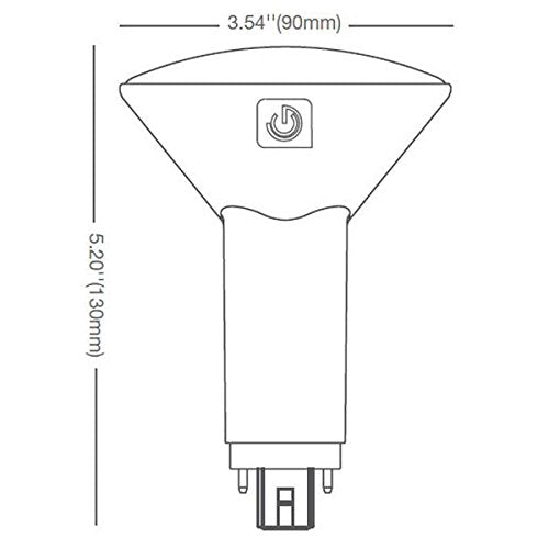 Green Creative 28374 Pl V, 2700K (Warm White), 9.5W, 950 Lm, Dlc