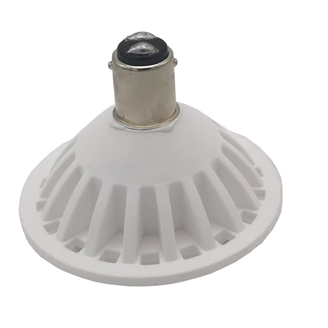 QLEE LED Spotlight 7W AC/DC 12V, Warm White Reflector, 3000K, 2 Pack, Aluminum, 38° Beam - Indoor/Outdoor Bulb Replacement