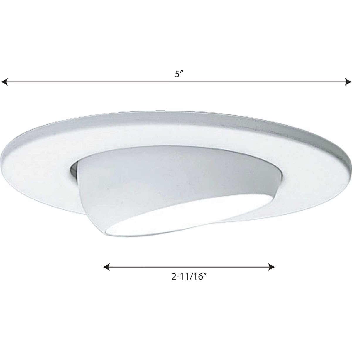 Progress Lighting P8046-28 Lighting Accessory, 5-Inch Diameter, White