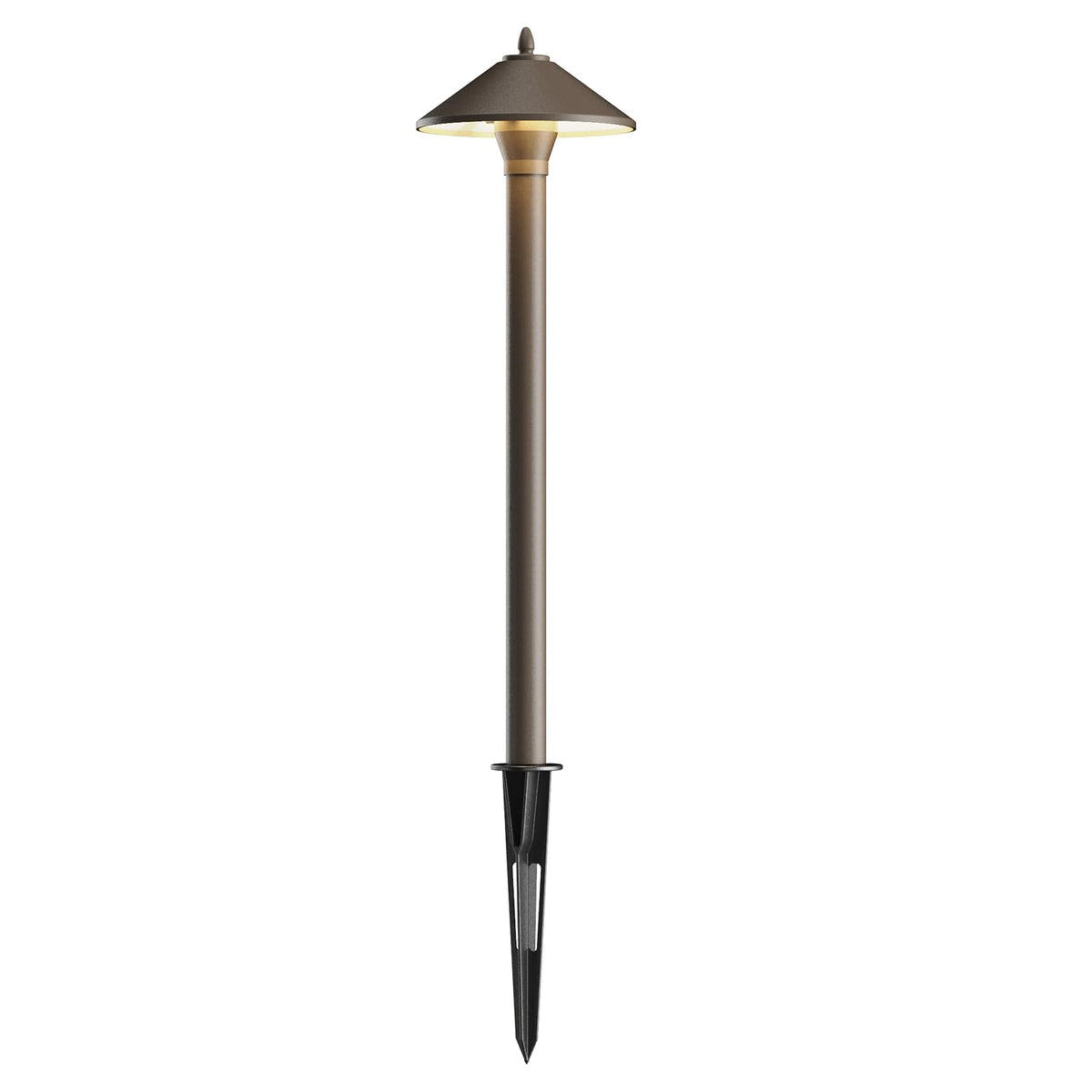 Goodsmann Landscape Lighting Low Voltage Outdoor Path Light Halogen Pathway Light Wired 10W 25 Lumen 2700K Warm White Metal 12V
