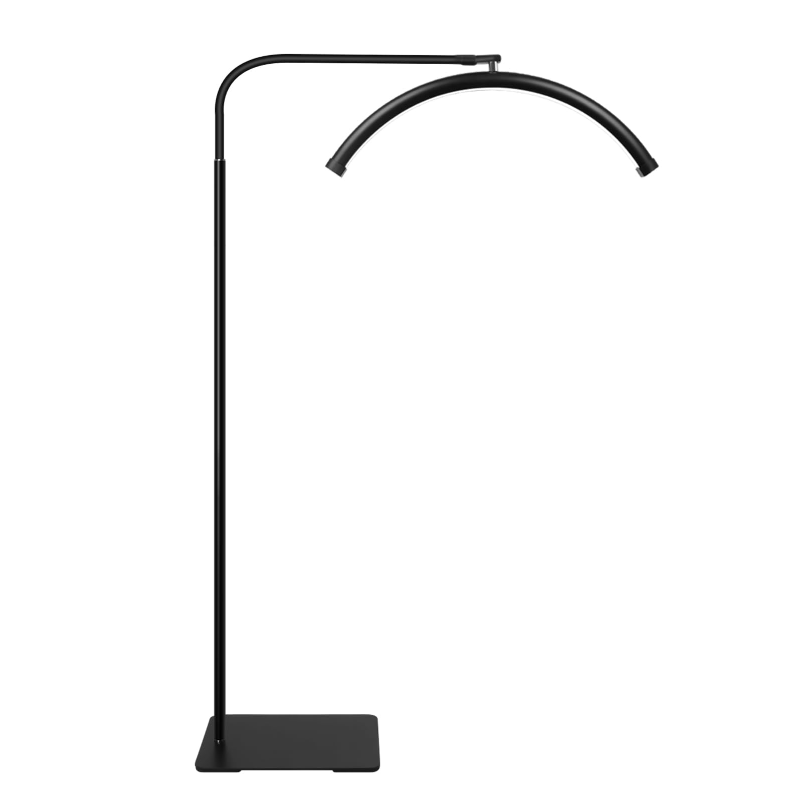 Half Moon Floor Light for Eyelash Tech - LED Lash Lamp for Eyelash Extensions, Tattoo Artists, Nail Tech, Esthetician, Skincare 