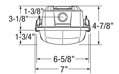 Fluorolite Plastics| Acrylic Vapor Proof Replacement Lens | 6-3/8'' X 49-11/16'' X 2-1/8'' D (Pack Of 6)