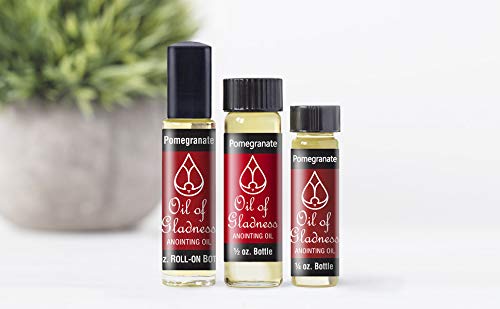 Oil of Gladness Pomegranate Anointing Oil for Prayer and Ceremonies - 1/4 oz