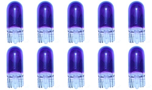 CEC Industries Purple T-3.25 Bulbs, 14V, 3.78W, W2.1x9.5d Base, Box of 10