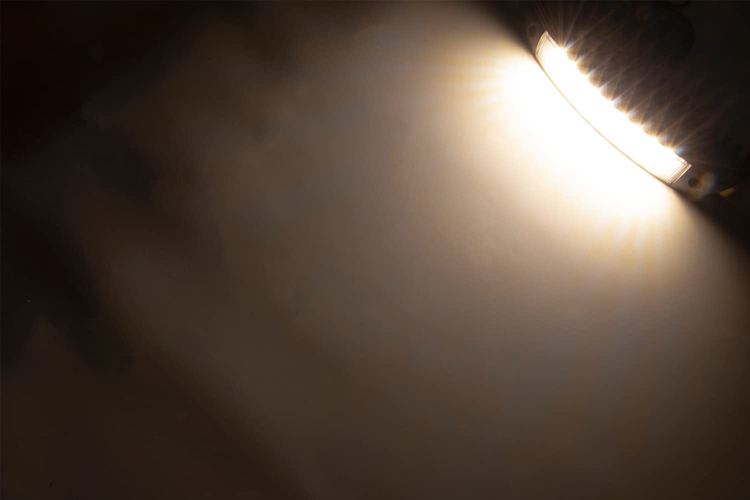 Raycharm 9.1&quot; Rv & Boat Low-Profile Led Porch Light Fixture, 40° Down Angle Focused Flood Beam, 3000K Warm-White Super Bright, High Light-Output Low Ampere, Wateproof White Finish, 12V/24V, 1-Pack