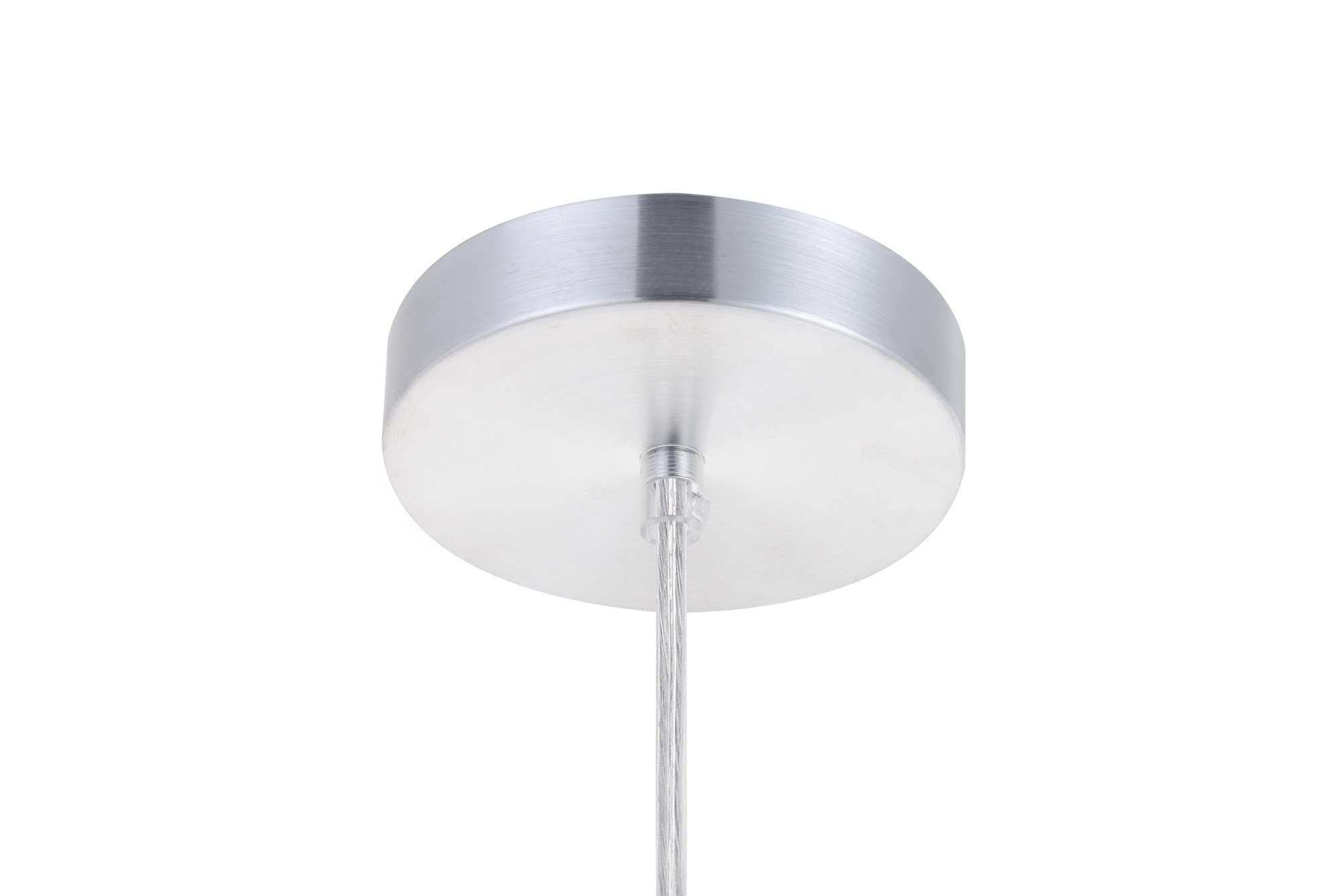 Elegant Lighting Ldpd2001 Nora Single Light 6" Wide Mini Pendant With An Aluminu, Black