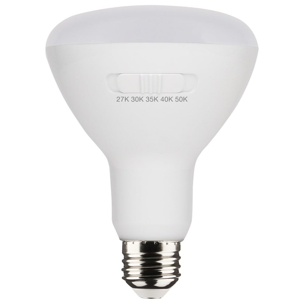 Satco Accessory - 8.5W Br30 Cct Selectable Led Medium Base Replacement Lamp (Pack Of 6)-5.06 Inches Length And 3.71 Inches Wid