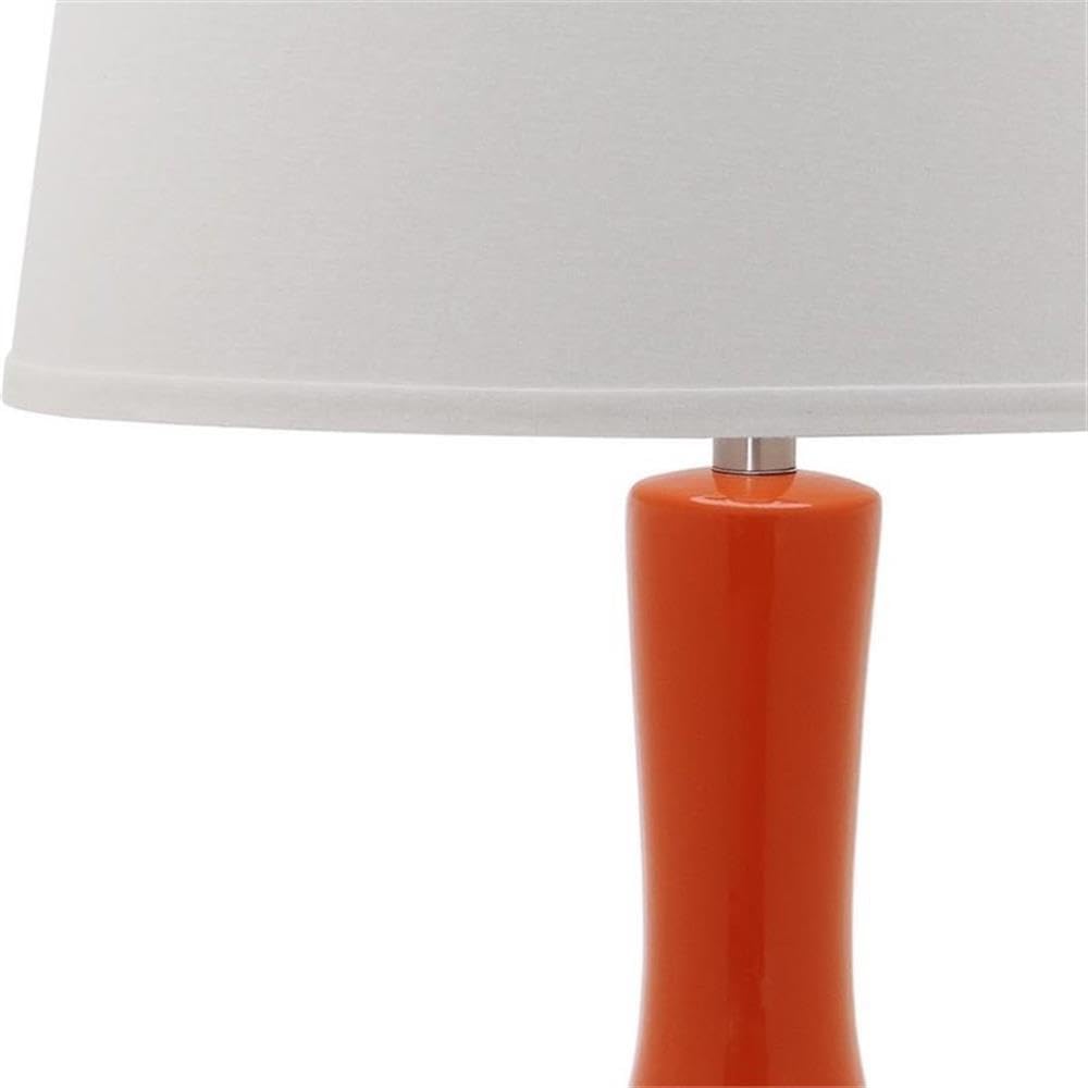 Safavieh Lighting Collection Blanche Gourd Orange Table Lamp, Set Of 2