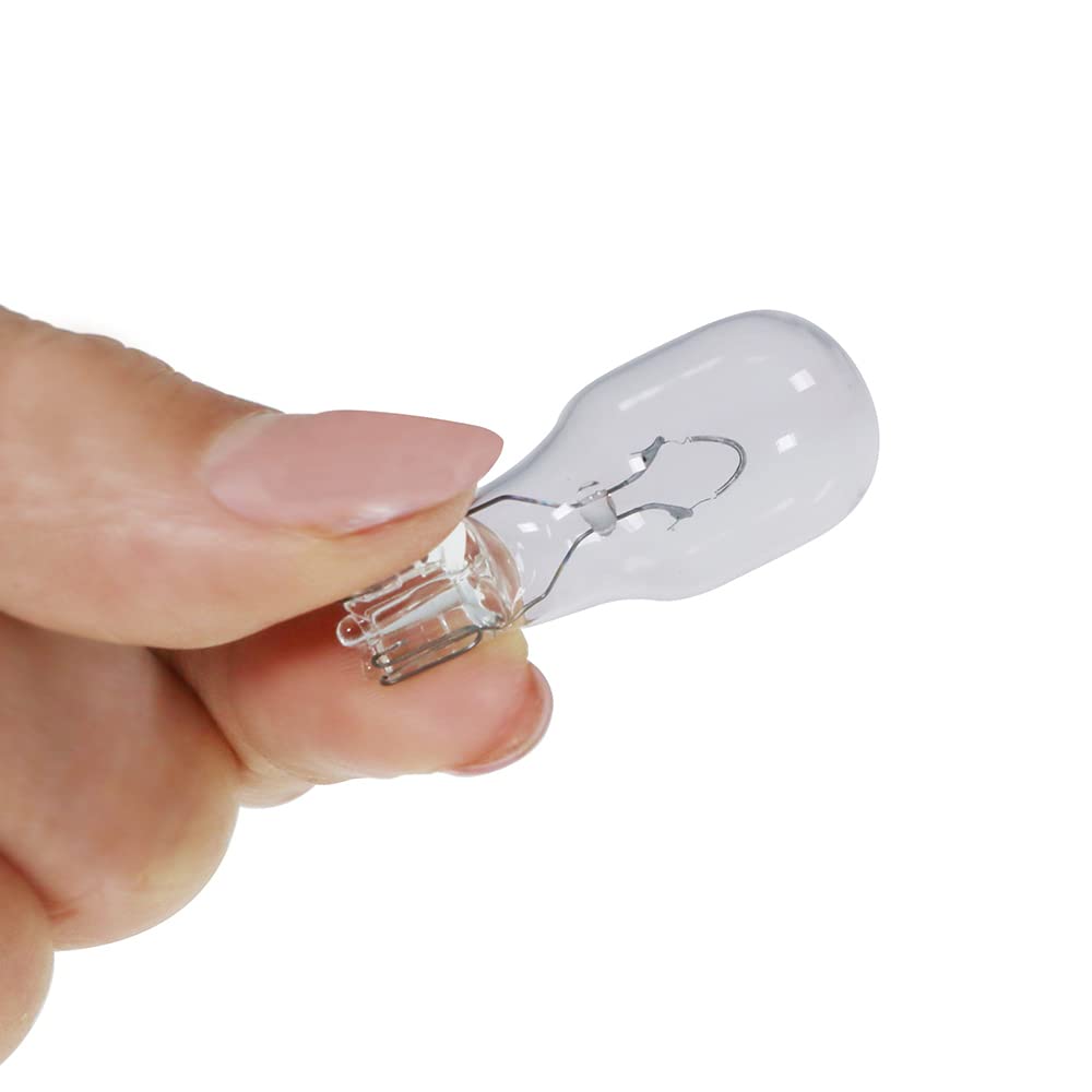 MUQIULIA Landscape Light Bulbs - 11W Low Voltage T5 Malibu Bulbs, 12V Wedge Base, 10 Pack for Garden Lighting