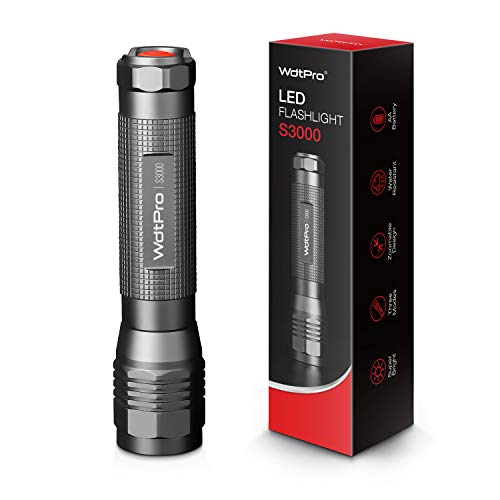 Wdtpro High-Powered Led Flashlight S3000, Super Bright Flashlights - High Lumen, Ip67 Water Resistant, 3 Modes And Zoomable For