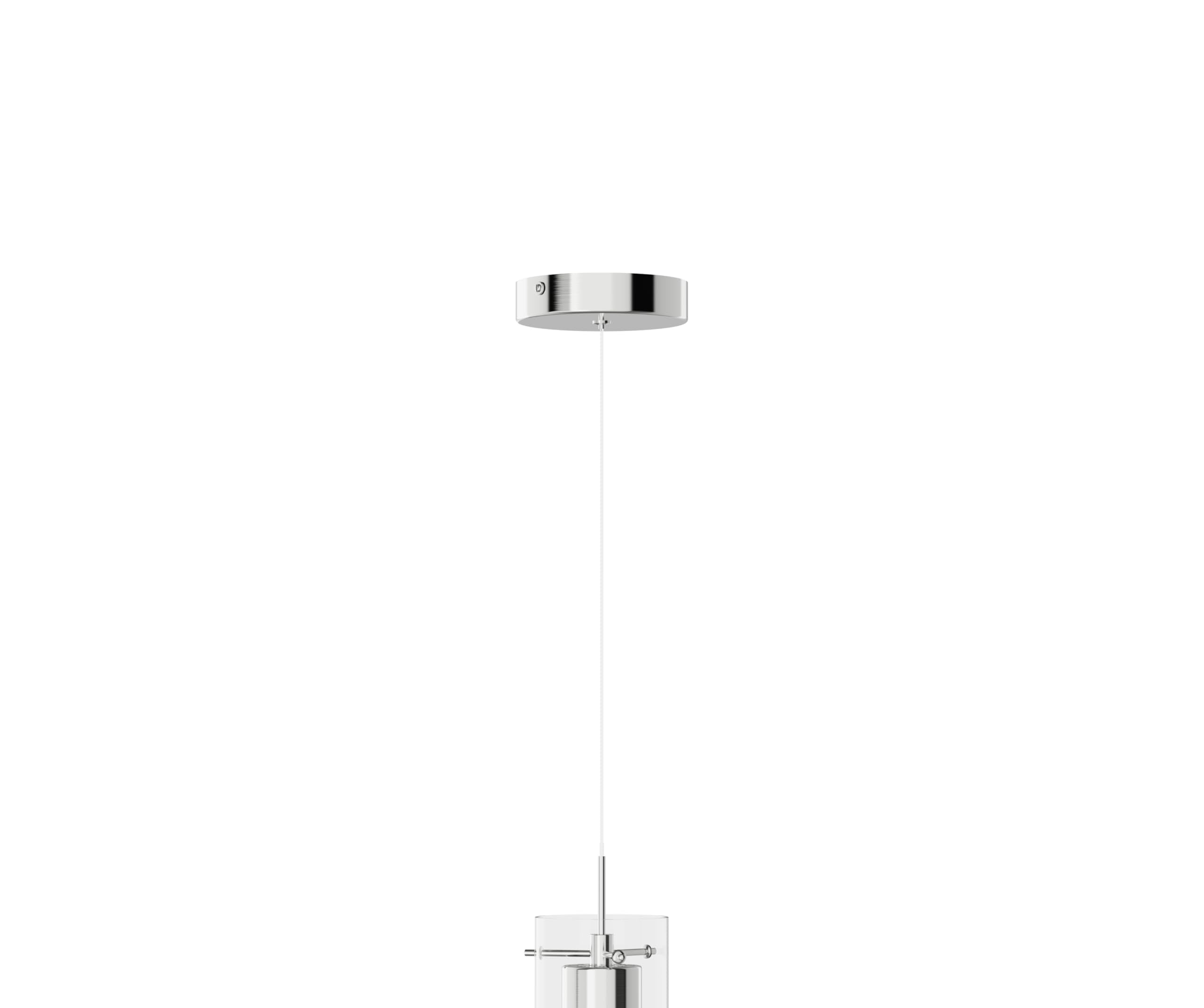 Tawson 1-Light Pendant Ceiling Light Fixture, Integrated Led, Silver Bubble Glass, Model 12710, Ideal For Kitchen, Hallway, Dining Room