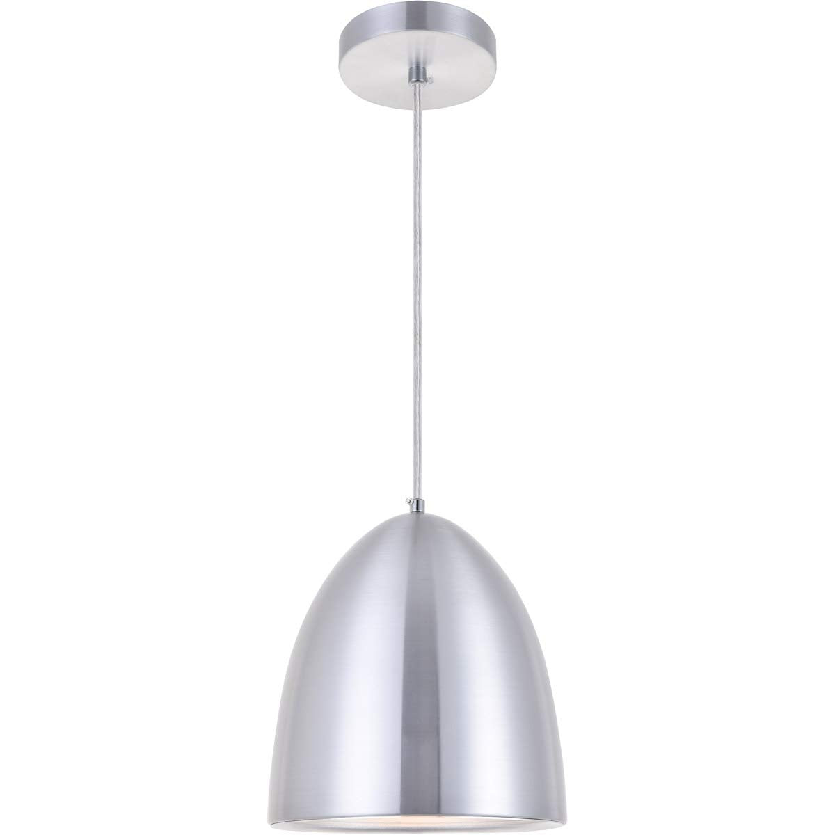 Living District Circa 1 Light Burnished Nickel Pendant