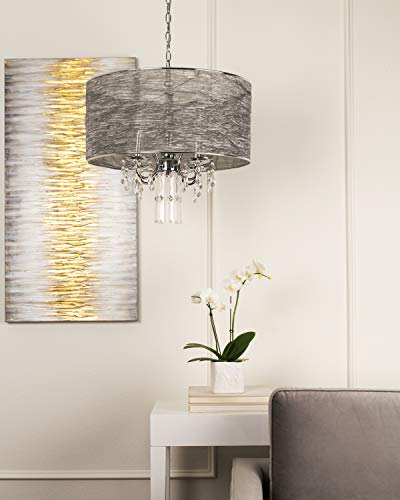 Ok-5127H 20-Inch Classy Crystal Ceiling Lamp