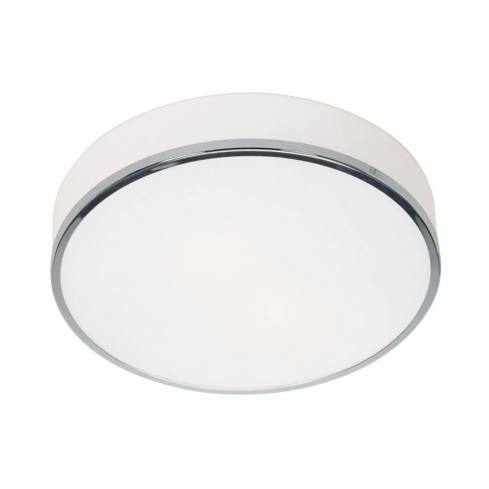 Access Lighting - HI 20671LEDDLP-CH/OPL Contemporary Modern LED Flush Mount from Aero Collection in Chrome Finish,