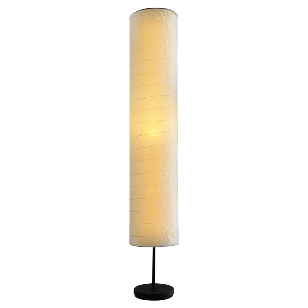 Fosinz Paper Floor Lamp Floor Lamps Paper and Chrome Standing Lamp Room Decoration Festival Lantern Light Bedroom Dresser Living