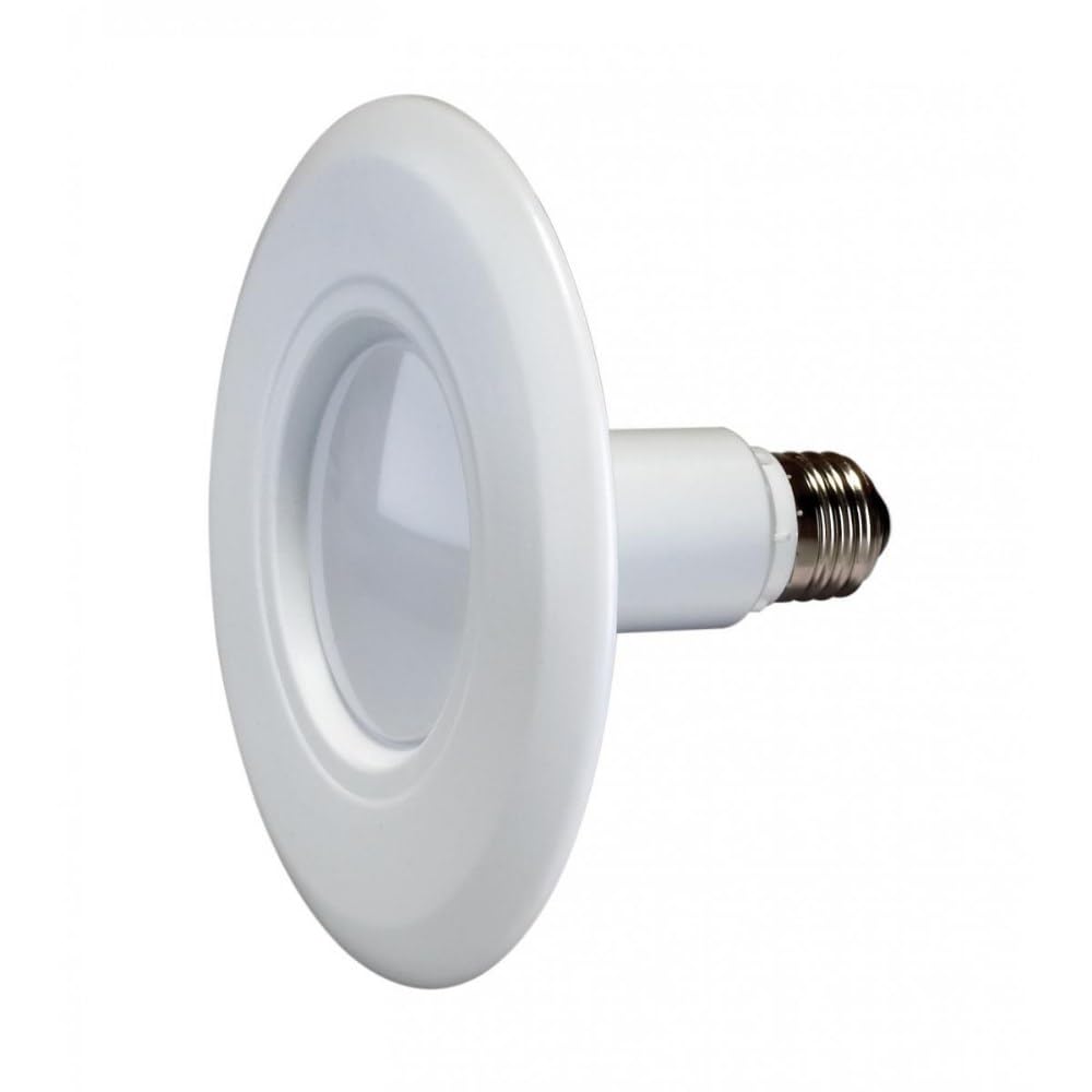 Satco S9598 Dimmable Led Recessed Downlight Retrofit Lamp, 120 Volt, 8.5 Watts, 510 Initial Lumens, 25000 Average Rated Hours, 115 Beam Spread Deg, Pack Of 1 With 2 Bulbs , White